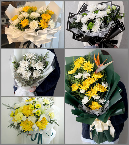 贵州毕节市黔西县杜鹃街道白事花束代送